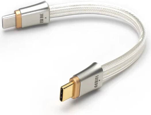 DDHiFi USB-C to USB-C OTG Cable Flagship Pure Silver Digital Audio Cable with 4-Core Parallel Structure