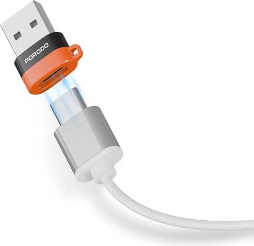 Porodo Snap Charge USB-A to USB-C Converter