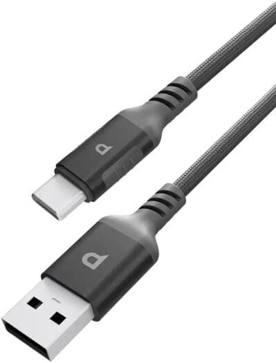 Powerology Power Sync Weave USB-A to USB-C PD 20W Cable