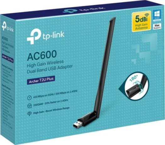 TP-Link USB Wifi Adapter for PC Mbps Wireless Network Adapter for Desktop | Archer T2U Plus