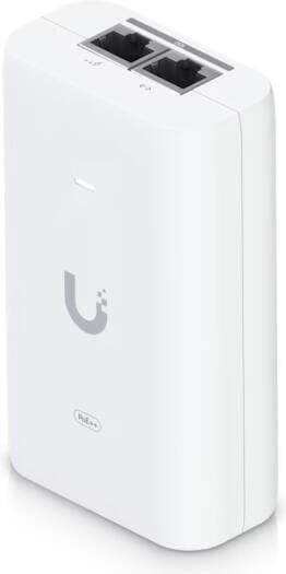 Ubiquiti 10G PoE++ Adapter 60W 802.3bt 54V DC Multi-Gigabit RJ45 Injector Surge ESD Overcurrent Protection 100-240V AC | UACC-PoE++-10G