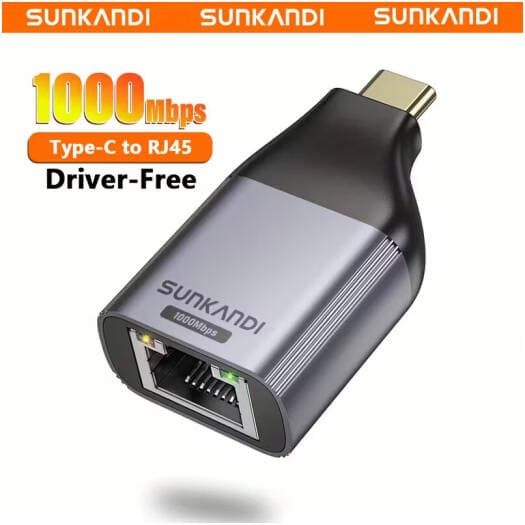 USB-C to Ethernet Adapter